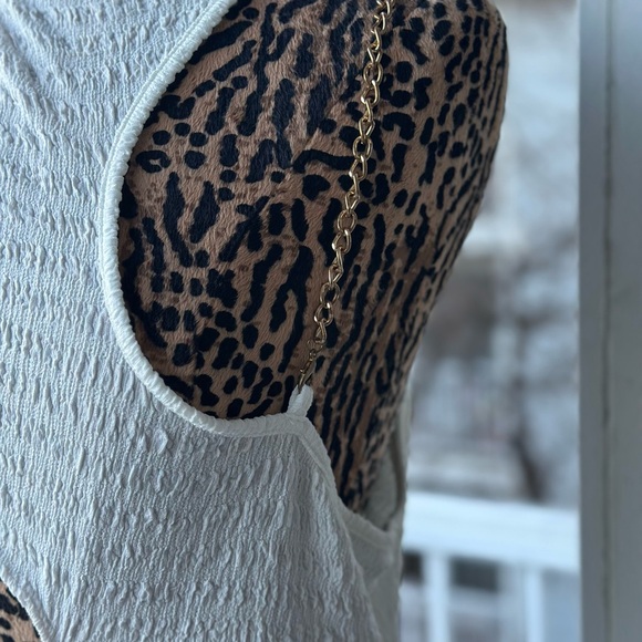 White Cut-Out Maxi Dress - Picture 7 of 9